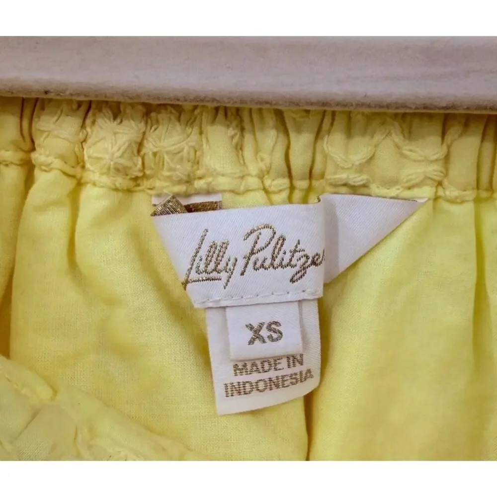 Lilly Pulitzer Katara Off-the-Shoulder Top in Yellow size XS